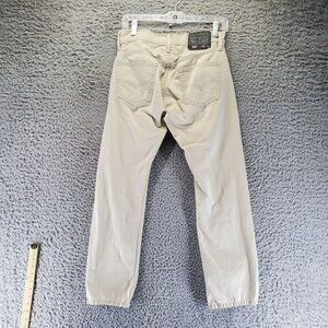 Levis Jeans Mens 29x30 Tan 514 Classic Straight Cotton Denim